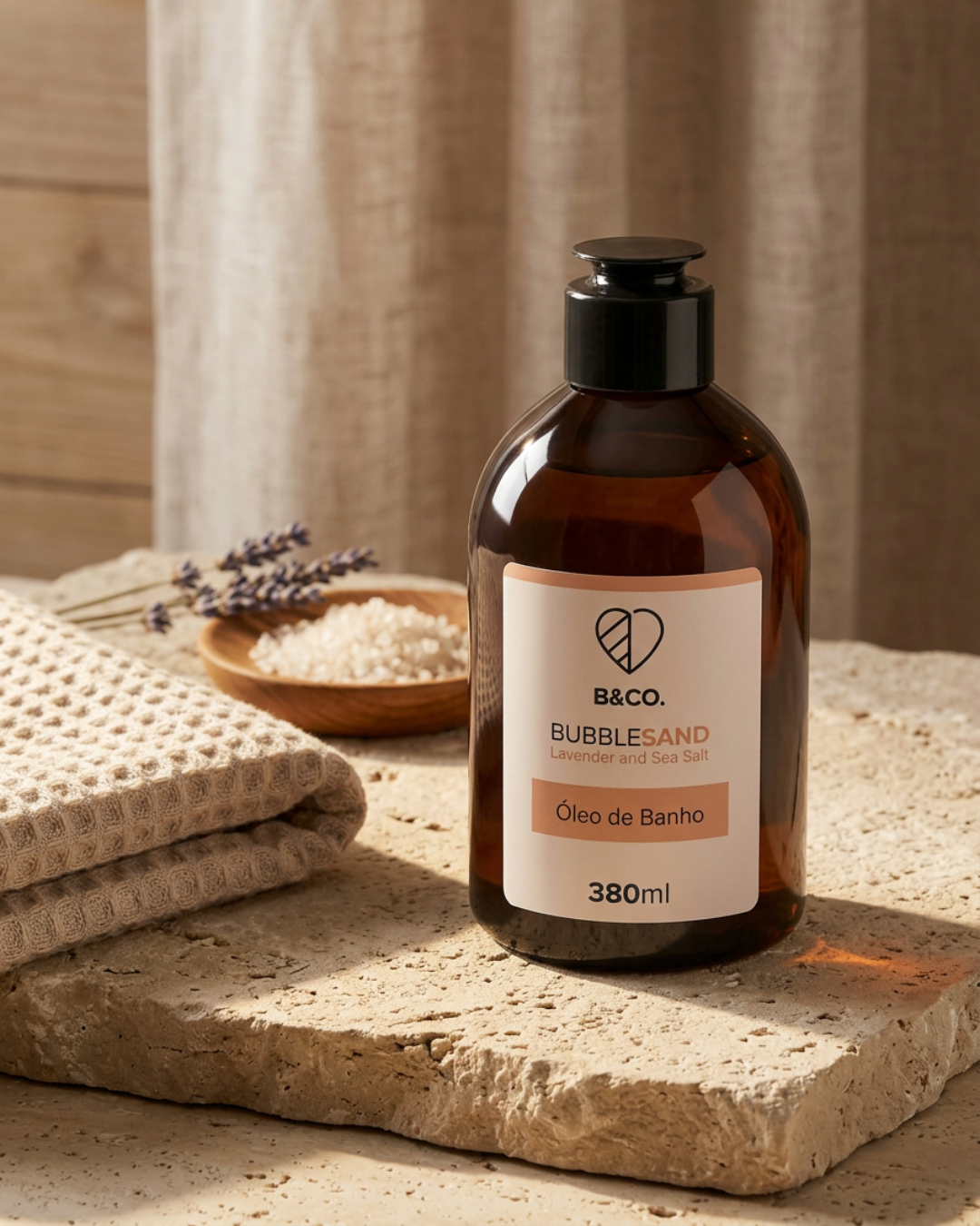 Óleo de Banho Corporal BubbleSand 380ml
