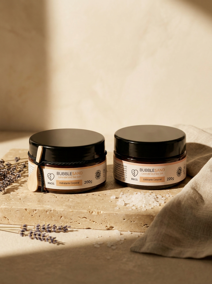 Kit Hidratante Sand 200g + Esfoliante Sand 220g