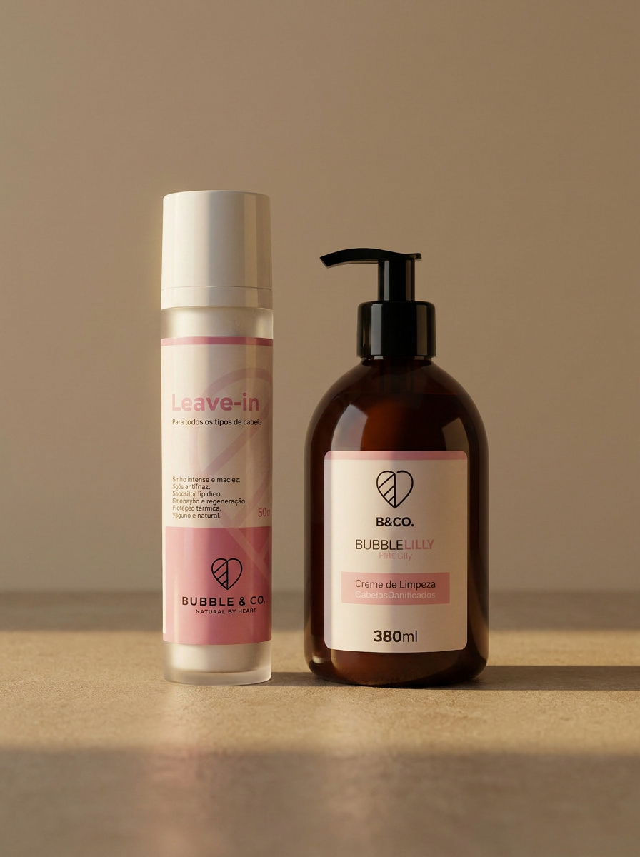 Kit Leave In + Creme de Limpeza Capilar