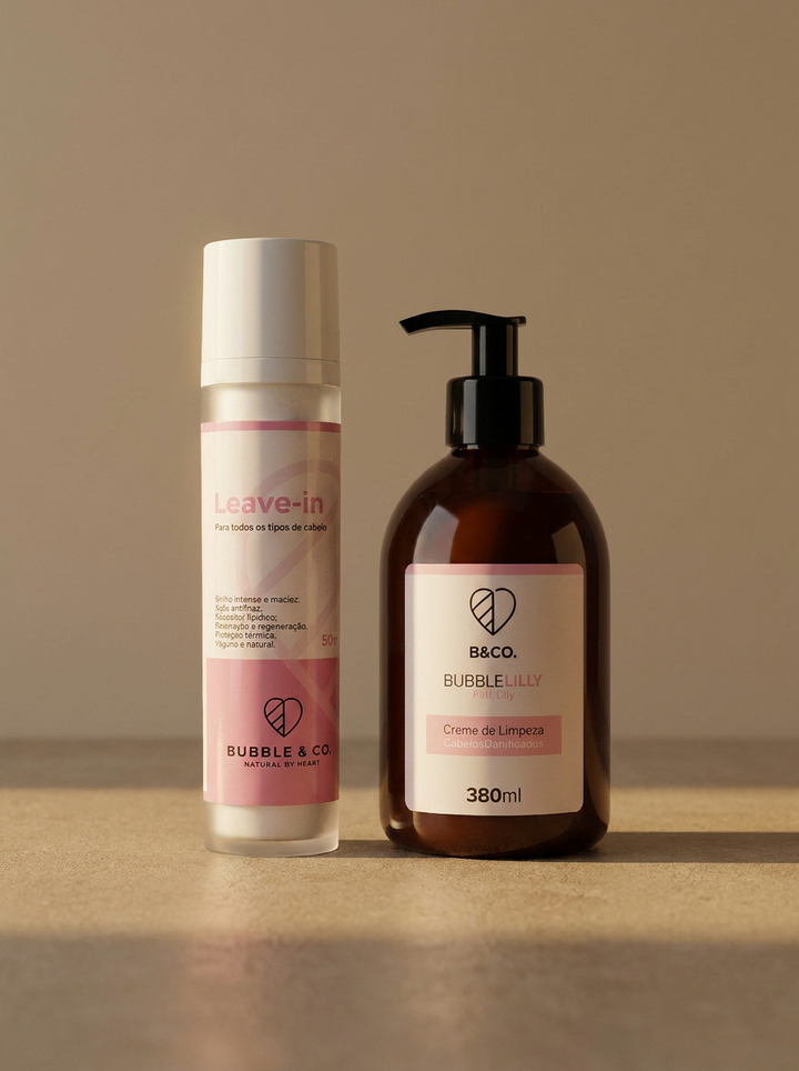 Kit Leave In + Creme de Limpeza Capilar