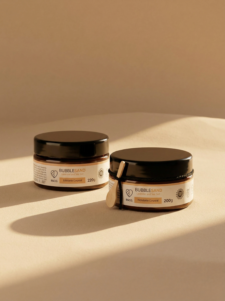 Kit Hidratante Sand 200g + Esfoliante Sand 220g