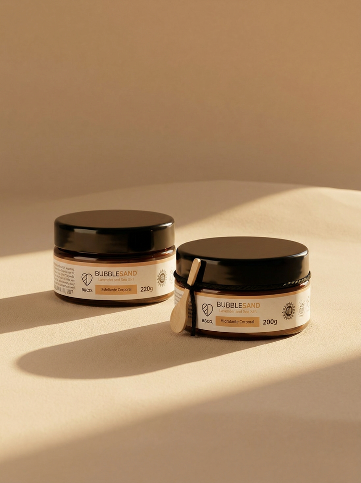 Kit Hidratante Sand 200g + Esfoliante Sand 220g