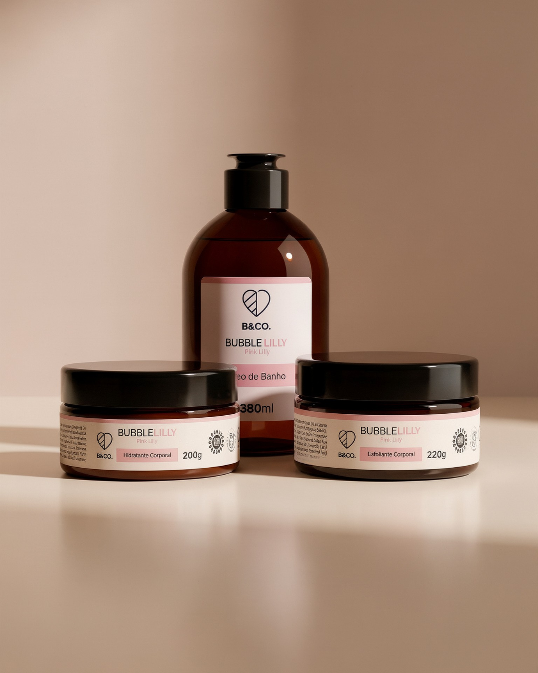 Kit Pele de Seda! (Trio BubbleLilly)